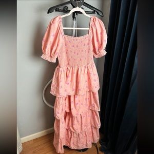 Floral tiered dress